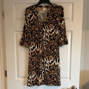 Julie Miles Cheetah Print Dress